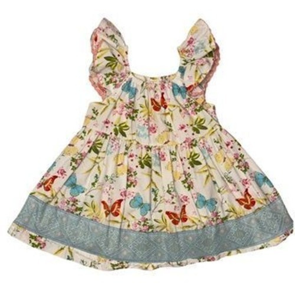 Matilda Jane 4T All A Flutter Butterfly Top EUC